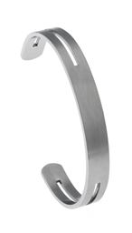 Gents Brushed Stainless Steel Bangle